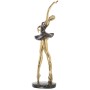 Statua Decorativa Alexandra House Living Dorato Plastica Ballerina 15 x 16 x 44 cm