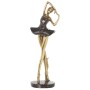 Statua Decorativa Alexandra House Living Dorato Plastica Ballerina 14 x 16 x 38 cm