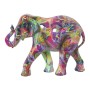 Statua Decorativa Alexandra House Living Multicolore Plastica Elefante Pittura 11 x 18 x 24 cm