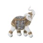 Statua Decorativa Alexandra House Living Bianco Dorato Plastica Elefante 10 x 18 x 21 cm