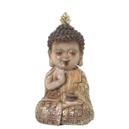 Statua Decorativa Alexandra House Living Acrilico Plastica Melammina Buddha 11 x 9 x 20 cm