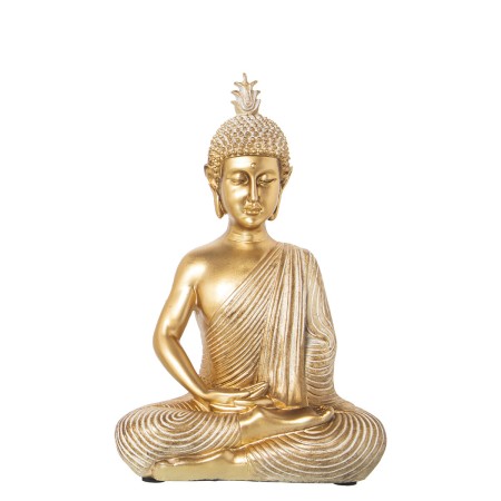 Statua Decorativa Alexandra House Living Dorato Acrilico Plastica Melammina Buddha