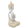 Statua Decorativa Alexandra House Living Dorato Argentato Plastica Buddha 17 x 27 x 40 cm