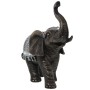 Statua Decorativa Alexandra House Living Argentato Plastica Elefante 14 x 27 x 26 cm