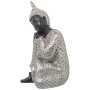 Statua Decorativa Alexandra House Living Marrone Argentato Acrilico Plastica Melammina Buddha