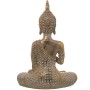 Statua Decorativa Alexandra House Living Dorato Plastica Buddha 12 x 20 x 27 cm