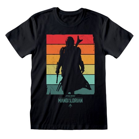 Maglia a Maniche Corte The Mandalorian Spectrum Nero Unisex