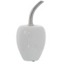 Statua Decorativa Alexandra House Living Bianco Argentato Ceramica Ciliegie 12 x 24 cm