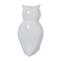 Statua Decorativa Alexandra House Living Bianco Dorato Ceramica Gufo 16 x 16 x 27 cm