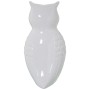 Statua Decorativa Alexandra House Living Bianco Dorato Ceramica Gufo 20 x 20 x 33 cm