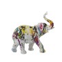 Statua Decorativa Alexandra House Living Multicolore Plastica Elefante Pittura 14 x 30 x 28 cm