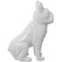 Statua Decorativa Alexandra House Living Bianco Ceramica Cane 14 x 25 x 34 cm