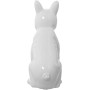 Statua Decorativa Alexandra House Living Bianco Ceramica Cane 14 x 25 x 34 cm