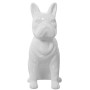 Statua Decorativa Alexandra House Living Bianco Ceramica Cane 14 x 25 x 34 cm