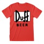 Maglia a Maniche Corte Unisex The Simpsons Duff