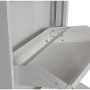 Scarpiera Alexandra House Living Bianco 50 x 103 x 15 cm 3 cassetti