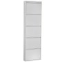 Scarpiera Alexandra House Living Bianco 50 x 170 x 15 cm 5 cassetti