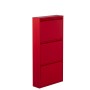 Scarpiera Alexandra House Living Rosso 50 x 103 x 15 cm 3 cassetti