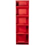 Scarpiera Alexandra House Living Rosso 50 x 170 x 15 cm 5 cassetti