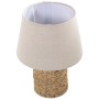 Lampada da tavolo Alexandra House Living Multicolore Metallo vimini 40 W 25 x 32 x 25 cm