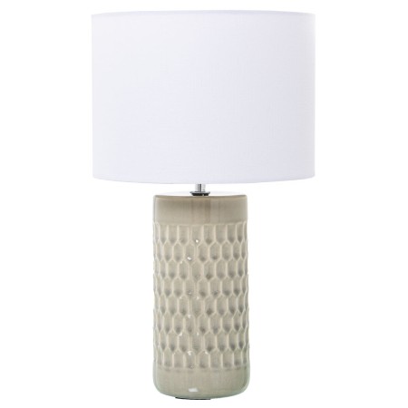 Lampada da tavolo Alexandra House Living Beige Multicolore Ceramica 40 W 25 x 42 x 25 cm