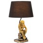 Lampada da tavolo Alexandra House Living Nero Oro Dorato Plastica 40 W 31 x 51 x 31 cm Scimmia