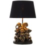 Lampada da tavolo Alexandra House Living Nero Oro Dorato Plastica 40 W 31 x 48 x 31 cm Scimmie