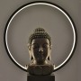 Lampada da tavolo Alexandra House Living Nero Plastica 30 x 38 x 12 cm Buddha