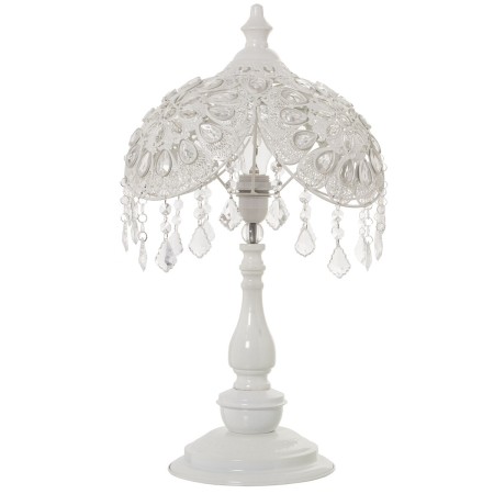 Lampada da tavolo Alexandra House Living Bianco Metallo 40 W 35 x 60 x 35 cm