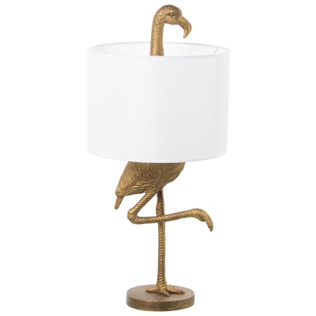 Lampada da tavolo Alexandra House Living Bianco Metallo 60 W 30 x 22 x 30 cm