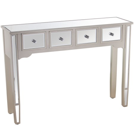 Console Alexandra House Living Champagne Legno 110 x 80 x 30 cm