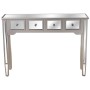 Console Alexandra House Living Champagne Legno 110 x 80 x 30 cm