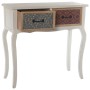 Console Alexandra House Living Bianco Legno 84 x 83 x 36 cm