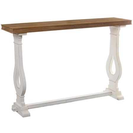 Console Alexandra House Living Bianco Legno 121 x 79 x 31 cm