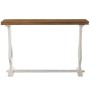 Console Alexandra House Living Bianco Legno 121 x 79 x 31 cm