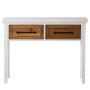 Console Alexandra House Living Bianco Legno 100 x 80 x 25 cm