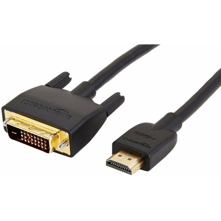 Adattatore DVI-D con HDMI Amazon Basics Nero (Ricondizionati A+)