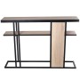 Console Alexandra House Living Marrone Nero Legno 120 x 82 x 25 cm