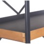 Scaffale Alexandra House Living Marrone Nero Metallo 80 x 180 x 40 cm