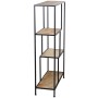 Scaffale Alexandra House Living Marrone Nero Metallo 65 x 110 x 25 cm