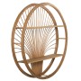 Mensole Alexandra House Living Marrone Rattan Fibra naturale 62 x 11 x 62 cm