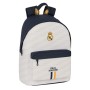 Zaino per Portatile Real Madrid C.F. Bianco 31 x 41 x 16 cm