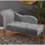 Divano Alexandra House Living Grigio 122 x 77 x 51 cm