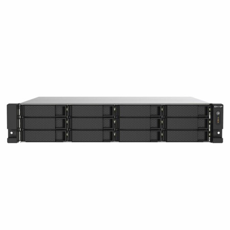 Memorizzazione in Rete NAS Qnap TS-1273AU-RP-8G Nero Grigio Alluminio