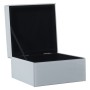 Scatola-Portagioie Alexandra House Living Bianco Cristallo 14 x 8 x 14 cm