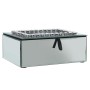 Scatola-Portagioie Alexandra House Living Grigio Cristallo Specchio 20 x 7 x 15 cm