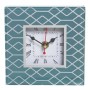 Orologio da Tavolo Alexandra House Living Azzurro Cristallo 14 x 14 x 4 cm