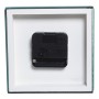 Orologio da Tavolo Alexandra House Living Bianco Nero Cristallo 14 x 14 x 4 cm