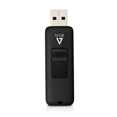 Scheda Di Memoria Micro SD con Adattatore V7 Nero 16 GB