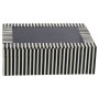 Scatola-Portagioie Alexandra House Living Bianco Nero Plastica 18 x 6 x 13 cm